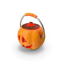 Jack O Lantern Pumpkin Basket Halloween PNG & PSD Images