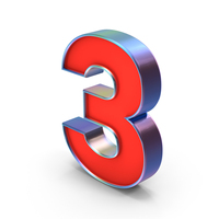 Number 3 PNG & PSD Images