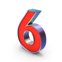 Number 6 PNG & PSD Images