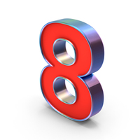 Number 8 PNG & PSD Images