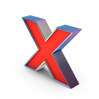 Lowercase Letter X PNG & PSD Images