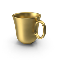 Gold Coffee Mug PNG & PSD Images
