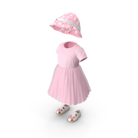 Outdoor Summer Dress For Girls PNG & PSD Images