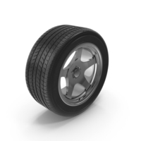 Racing Wheel Rim Tire Metallic PNG & PSD Images