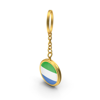 Keychain Flag Sierra Leone PNG & PSD Images