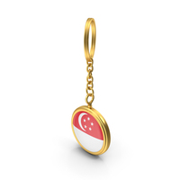 Keychain Flag Singapore PNG & PSD Images