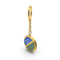 Keychain Flag Solomon Islands PNG & PSD Images