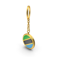 Keychain Flag Tanzania PNG & PSD Images