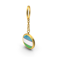 Keychain Flag Uzbekistan PNG & PSD Images