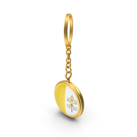 Keychain Flag Vatican City PNG & PSD Images