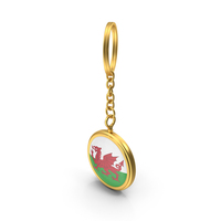 Keychain Flag Wales PNG & PSD Images