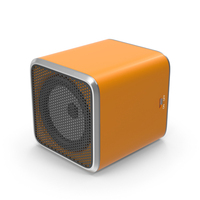 Speaker One Orange PNG & PSD Images