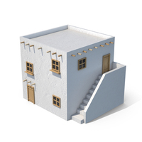 White Arabic House Cartoony PNG & PSD Images