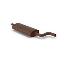 Rusty Exhaust Silencer PNG & PSD Images