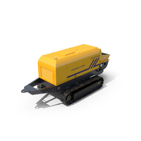 Portable Concrete Pump Model LDHBTS80 PNG & PSD Images