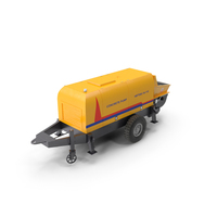 Portable Concrete Pump HBTS80 PNG & PSD Images