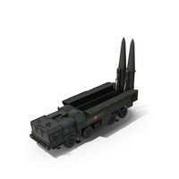 Missile System Iskander SS-26 Stone in Ready PNG & PSD Images