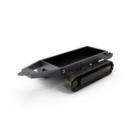 Crawler Chassis For Portable Concrete Pump PNG & PSD Images