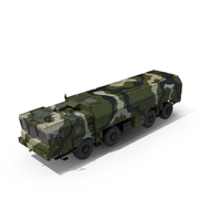 Iskander SS-26 Stone In Camouflage Colored PNG & PSD Images