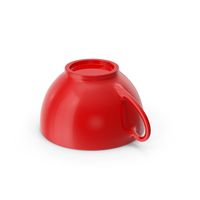 Cup Inverse Red PNG & PSD Images