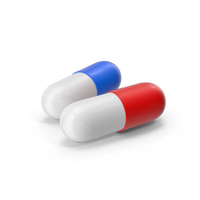 Pills Tablets Two Color PNG & PSD Images