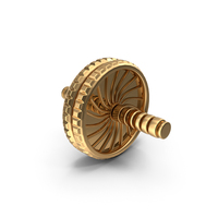 Ab Wheel Gold PNG & PSD Images