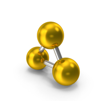 Atomic Molecule Triangle PNG & PSD Images