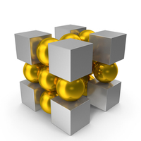 Spheres Box Cube Geometry PNG & PSD Images
