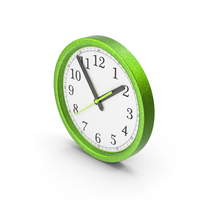 Clock Green Paint PNG & PSD Images