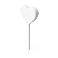 Candy Lollipop Heart Shape Clay PNG & PSD Images