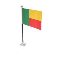 Benin Desk Small Stand Flag PNG & PSD Images