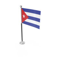 Cuba Desk Small Stand Flag PNG & PSD Images