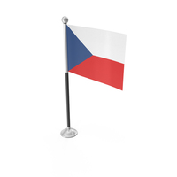 Czech Republic Desk Small Stand Flag PNG & PSD Images