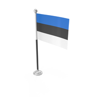 Estonia Desk Small Stand Flag PNG & PSD Images
