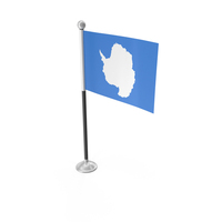 Antarctica Desk Small Stand Flag PNG & PSD Images