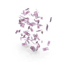 Few 2000 Rupees Notes Falling Money PNG & PSD Images