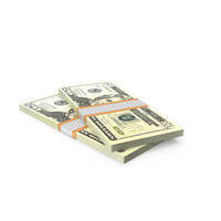 Two Currency 20 US Dollars Block PNG & PSD Images