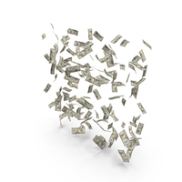 50 US Dollars Notes Falling Money PNG & PSD Images