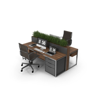 Office Desk Module PNG & PSD Images
