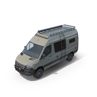 Mercedes Sprinter 4x4 Overlan Camper PNG & PSD Images
