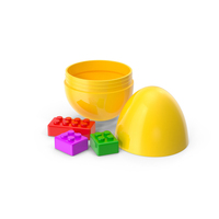 Egg Single Open Toys Color PNG & PSD Images