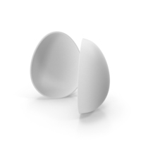 Egg Single Open Clay PNG & PSD Images