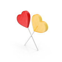 Candy Lollipop Heart Cross Colour PNG & PSD Images