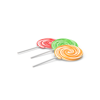 Candy Lollipop Spiral Side PNG & PSD Images