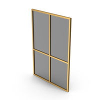 Gold Panoramic Windows PNG & PSD Images