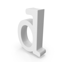 Lowercase Letter D PNG & PSD Images
