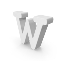 Lowercase Letter W PNG & PSD Images