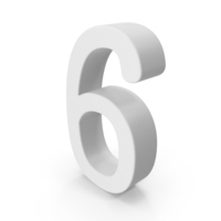 Number 6 PNG & PSD Images