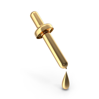 Gold Dropper PNG & PSD Images
