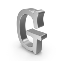 Silver Letter G PNG & PSD Images